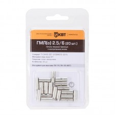 ГМЛ(о)-1.5/2.5 (20 шт.) Гильза медная луженая с технологическим окном для контроля глубины захода жилы в мини-упаковке ГМЛ(о)-1.5/2.5 (20 шт.) Гильза медная луженая с технологическим окном для контроля глубины захода жилы в мини-упаковке